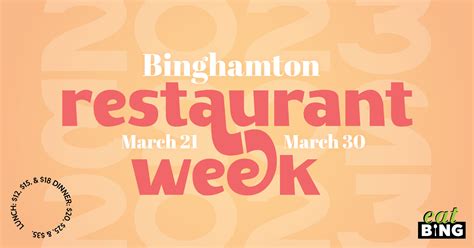 binghamton restuarant week